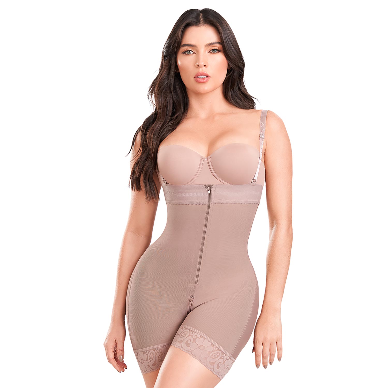 annchery powersecret fajatiposhort strapless 1102 mujer cocoa 1