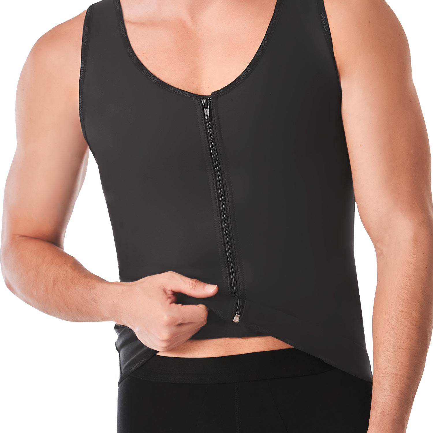 annchery masculina chalecoconcierre 2034 hombre negro 3
